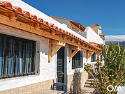 achter Morro Jable zijn de hoogste bergen van Fuerteventura achter Morro Jable zijn de hoogste bergen van Fuerteventura