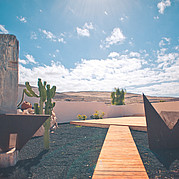 Yoga platform in de Surf Villa